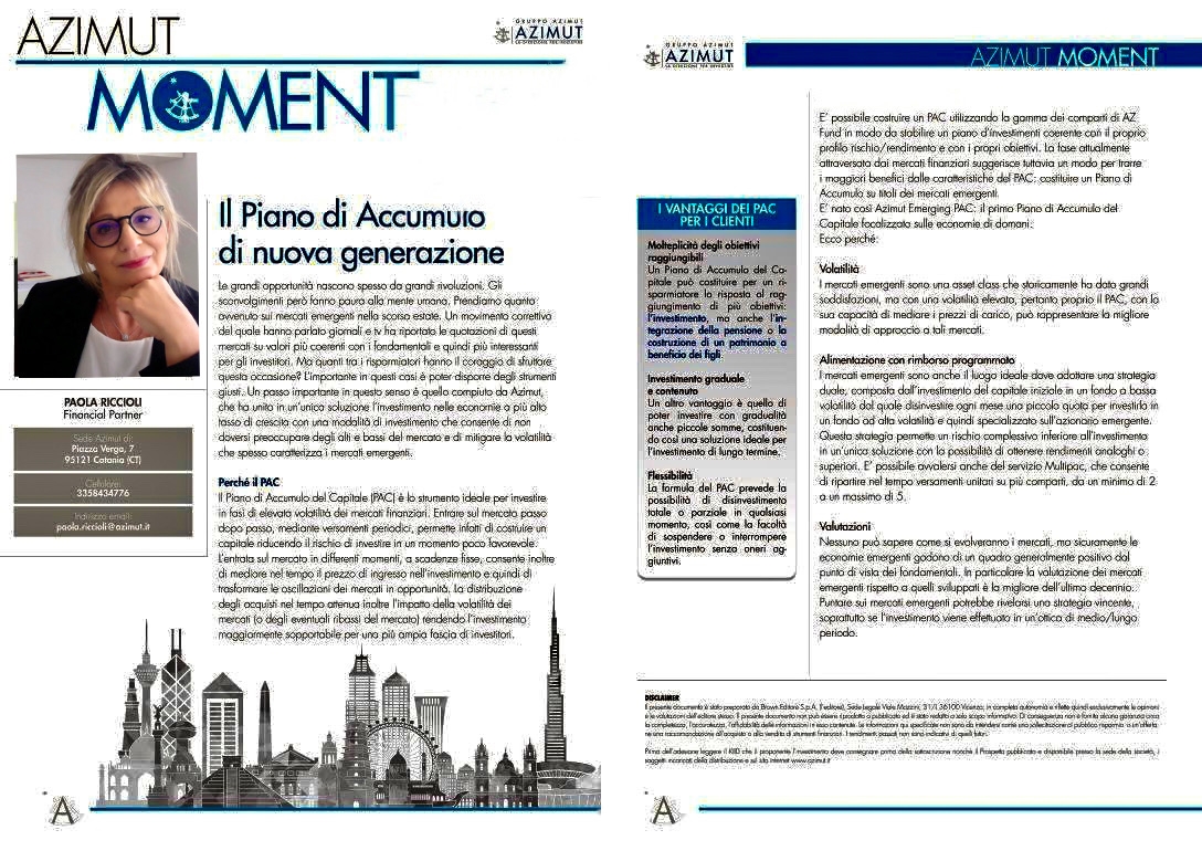 Rappresentazione visiva dell'articolo: Il Piano di Accumulo